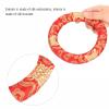 18cm Silk Brocade Round Singing Bowl Cushion Ring, Elegant Embroidered Meditation Pillow for 7-10 Inch Singing Bowls, Soft Supportive Base with Delicate Craftsmanship (Red) view 3