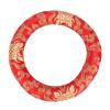 18cm Silk Brocade Round Singing Bowl Cushion Ring, Elegant Embroidered Meditation Pillow for 7-10 Inch Singing Bowls, Soft Supportive Base with Delicate Craftsmanship (Red) view 4