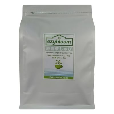 Ezybloom Longevity Eyebrow Tea Shoumei White Tea FudingTea Aged Tea Square Cake Tea White Tea Tea Leaves()12oz/340g