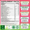 Nextdia Multivitamin Filled Gummies with Iron for Teen Boys Girls 12-17, 18, 19, Kids 10+ Multivitamin with Omega 3, Magnesium + Zinc, Multi-Minerals for Adolescent 10-19S Brain, Bone, Energy, Immune view 2