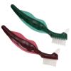 HONITANO Dual-Head Denture Brush 2pcs with Hard Bristles, False Teeth Cleaner Toothbrush for Seniors, Oral Appliance Cleaning Tool for Effective Denture Care view 1