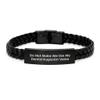 AddictiveDesignsCo Funny Dental Hygienist Gifts from Men, Interlaced Leather Bracelets for Women, Valentine's Unique Gifts for Coworkers view 1