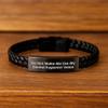 AddictiveDesignsCo Funny Dental Hygienist Gifts from Men, Interlaced Leather Bracelets for Women, Valentine's Unique Gifts for Coworkers view 2