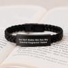 AddictiveDesignsCo Funny Dental Hygienist Gifts from Men, Interlaced Leather Bracelets for Women, Valentine's Unique Gifts for Coworkers view 3