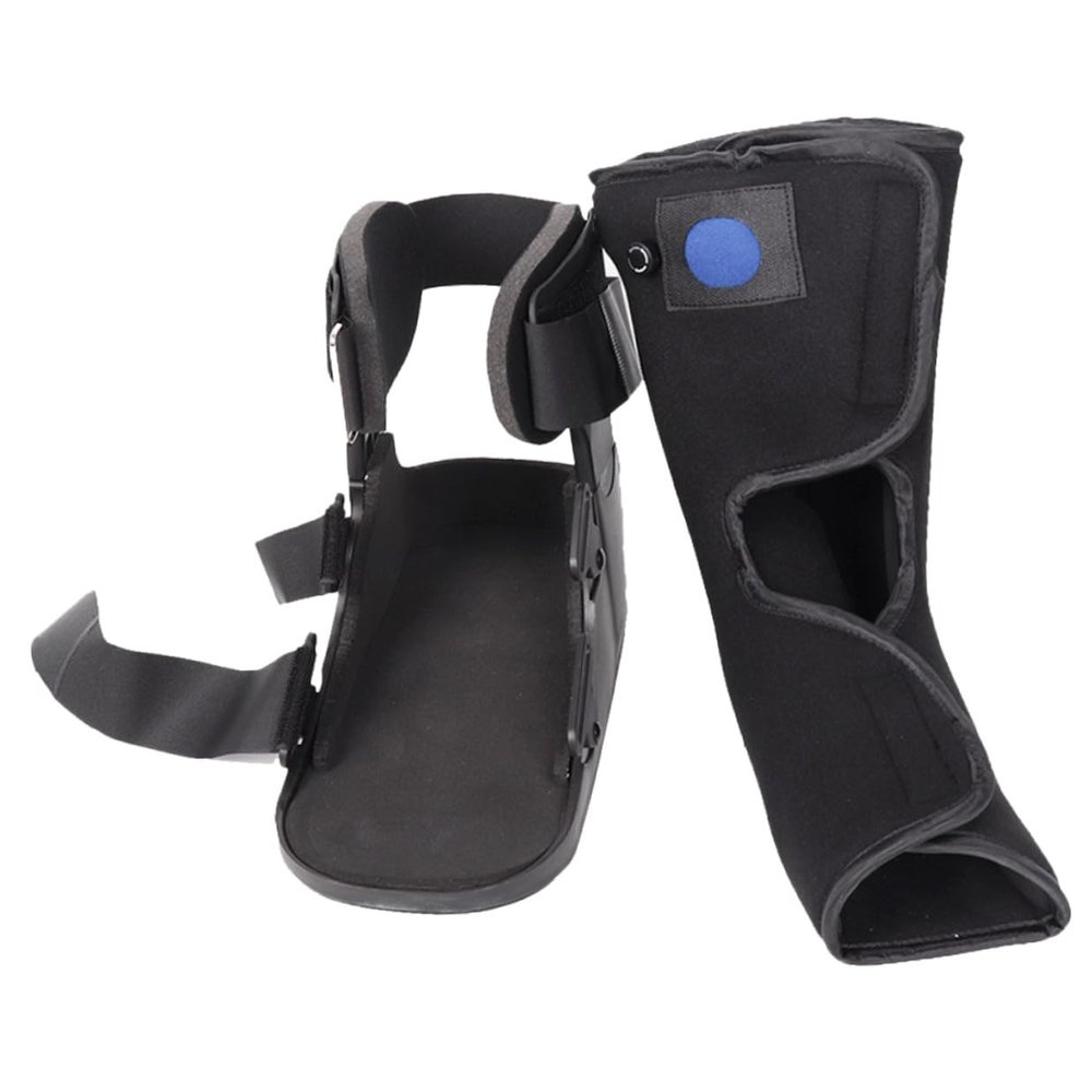 BAZEITFLOW Foot Stabilizer Boot with Inflatable Cushion, Low-top Ankle Brace Support Shoe for Broken Foot, Post- Walking Boot for Adults