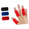 HEALEEP 20 Pcs Nylon Finger Sleeves Elastic Finger Braces Compression Protector for Basketball Volleyball Sports Knuckle Support Relief (10 10 Blue) view 1