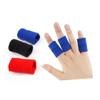 HEALEEP 20 Pcs Nylon Finger Sleeves Elastic Finger Braces Compression Protector for Basketball Volleyball Sports Knuckle Support Relief (10 10 Blue) view 4