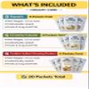 20 Count Combo | Salad Dressing Packets | Individual Single-Serve Condiment Packets | 1.5 oz Per Pouch (Creamy Core) view 3