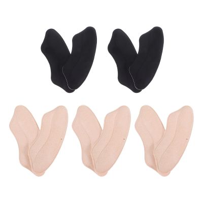 BETOOKY 5 Pairs Anti-Slip Shoe Heel Inserts Pads for Loose Shoes Adhesive Heel Cushion Liners for Blister Prevention and Suitable and Daily Wear
