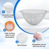 50 pcs 0.75 Inch Pipe Screens Premium Diameter 3/4 inch Pipe Filters Self-Adjustable Filters Mesh Stainless Steel Metal Bowl Screens with Storage Box view 3
