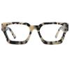 FYTOO Acetate Square Reading Glasses for Women Men | Retro Tortoiseshell Frame Readers FT0968-13 view 1