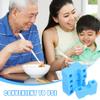 SUPVOX 5pcs Non-slip Silicone Chopstick Training Aid Set and Seniors, Portable Reusable Beginner Chopstick Helper Connector in Sky Blue view 3