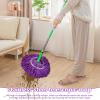 Absorbent Twist Mop - Floor Cleaning Tool, Absorbent Head for Fast Liquid Pickup, Easy Wring Handle with Telescopic Pole, Household Mop for Bedroom Kitchen Home Use view 3