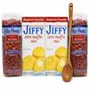 GeauxDat Cajun Favrits Red Beans & Cornbread Bundle with Blue Runner Red Beans 2 Pack, Jiffy Corn Muffin Mix 2 Pack, Wooden Spoon, 4 Count view 1