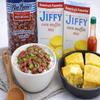 GeauxDat Cajun Favrits Red Beans & Cornbread Bundle with Blue Runner Red Beans 2 Pack, Jiffy Corn Muffin Mix 2 Pack, Wooden Spoon, 4 Count view 3