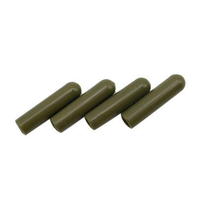 KaiYeA Shoe Lace Ends Tips 300 PCS Plastic Aglets 18 Solid Colors String Ends Protection Tape Tips Cordon Heads(8010 grass green)