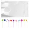 Beavorty 100pcs Treat Bags with Pull Bow for Cookie and Snack Packaging, Cellophane Bags for Candy, Popcorn, and Pastry Packaging, Party Favor Wrapping Supplies view 1