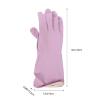 EXAOMBLE 4 Pairs Household Latex Cleaning Gloves M Size Reusable Dishwashing Gloves for Kitchen and Bathroom for Washing Dishes view 2
