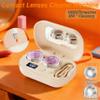 2026 New Professional Ultrasonic Contact Lens Cleaner Machine with Integrated Mirror, Portable Rechargeable Contact Lens Cleaner, Fits Hard, Soft, Multicolor Contact Lens (2PCS, Medium) view 2