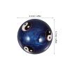TEHAUX Hand Massage Balls 2pcs Metal Baoding Balls 47mm Blue Low-Temperature Enamel Rolling Therapy Massage Tools for Hand Exercise and Stress Relief view 2