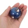 TEHAUX Hand Massage Balls 2pcs Metal Baoding Balls 47mm Blue Low-Temperature Enamel Rolling Therapy Massage Tools for Hand Exercise and Stress Relief view 3