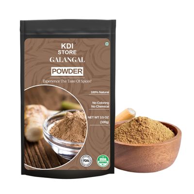 100% Pure Galangal Powder | Aromatic Spice for Curries, Soups & Asian Cooking