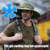 2 Cooling Insert - Reusable Helmet Cold Pad for Sun Hats, Sweat Reducing Cooling Insert with Flexible Gel, Lightweight for Hiking Cycling Travel Workouts view 3