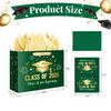 JWSCYSY Large Green Graduation Gift Bag, Class of 2026 Gift Bag with Tissue Paper and Card for College Graduation Season Theme Party Decor Supplies. view 2
