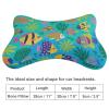 Supdreamc 2Pcs Tropical Fish Art Car Seat Neck Pillow Ergonomic Design, Comfortable Soft Memory Foam Neck Rest Cushion Pillow for Driving Travel Car view 2