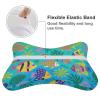 Supdreamc 2Pcs Tropical Fish Art Car Seat Neck Pillow Ergonomic Design, Comfortable Soft Memory Foam Neck Rest Cushion Pillow for Driving Travel Car view 3