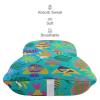 Supdreamc 2Pcs Tropical Fish Art Car Seat Neck Pillow Ergonomic Design, Comfortable Soft Memory Foam Neck Rest Cushion Pillow for Driving Travel Car view 4