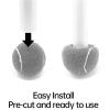 10/20PCS Precut Walker Tennis Ball for Furniture Legs and Floor Protection, Heavy Duty Felt Pad Covering(10pcs) view 2