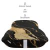 Supdreamc Car Neck Pillow Black Marble Gold Texture Art Head Neck Rest Cushion Relax Neck Support Travel Sleeping Cushion, Neck Rest Pillow for Driving Travel Home Office (2 Pack) view 4