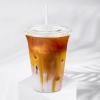100 Pack 20 oz Disposable Plastic Cups with Lids & Straws, Disposable Iced Coffee Cups, Clear Cold Drink Cups for Party, Events, Smoothies, Milkshake, Iced Coffee, and TO-GO Drinkings Leak-Proof view 2