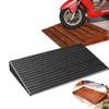 LARAKVEAKV Mobility Ramp For Doorways Steps, Non-Skid Threshold Ramps4in Height Access Ramp WheelChair Threshold Ramp For Motorcycles/Walker/Cart/Scooter(Grille black,19.6x35.4x3.9in) view 1