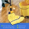 Heavy Duty Commercial Mop Head Replacement Microfiber Tube Mop Heads for Floor Cleaning: 3 Packs Looped End Wet Mop Head Refill for Home Commercial Industrial Use (Yellow) view 4