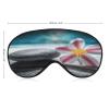 Tropical Flower and Zen Stone Sleep Mask for Women Men Breathable Eye Mask with Adjustable Strap Sleeping Mask Comfortable Light Travel Blindfold Soft Sleep Eye Mask Sleep Shade Cover view 2
