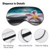 Tropical Flower and Zen Stone Sleep Mask for Women Men Breathable Eye Mask with Adjustable Strap Sleeping Mask Comfortable Light Travel Blindfold Soft Sleep Eye Mask Sleep Shade Cover view 3
