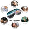 Tropical Flower and Zen Stone Sleep Mask for Women Men Breathable Eye Mask with Adjustable Strap Sleeping Mask Comfortable Light Travel Blindfold Soft Sleep Eye Mask Sleep Shade Cover view 4