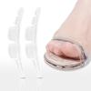 ROMISBABA 3 Pairs Forefoot Stickers Non-Slip Adjustable & Self-Adhesive Sandals Stickers Ball-of-Foot Cushions for Womens High Heels and Open-Toe Shoes view 3