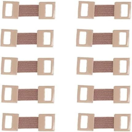 10Pcs Brown Elastic Bandage Clips Adhesive Bandages Bandage Wrap Clips Stretch Metal Clips, Replaceable Wrap Clips for Various Types Bandages and Bandaging Supplies