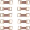10Pcs Brown Elastic Bandage Clips Adhesive Bandages Bandage Wrap Clips Stretch Metal Clips, Replaceable Wrap Clips for Various Types Bandages and Bandaging Supplies view 1