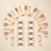 10Pcs Brown Elastic Bandage Clips Adhesive Bandages Bandage Wrap Clips Stretch Metal Clips, Replaceable Wrap Clips for Various Types Bandages and Bandaging Supplies view 4