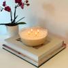 3-Wick Moon Bowl Scented Jar Candle Santal Fleur & Amber 21.3 oz - 40 Hours Even Clean Burn | Luxurious Home Decor | Unwinding/Entertaining | Home Essential view 1