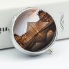 Louvre Museum in Paris Pill Case with 3 Compartments Round Pill Box Cute Travel Pills Container Mini Pills Organizer Pocket Mini Medicine Storage for Storing Vitamins Supplements view 4