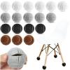 Durable 10PCS Tennis Style Silent Foot Cover Cross Cut Anti Slip Wear Resistant Chair Leg Movement Protective Furniture(Gray) view 2