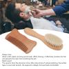 Ahgsup Baby Wooden Brush, Natural Wool Brush, Exquisite Design, Baby Hair Set With Wooden Comb, for Scalp Massage view 2