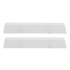 HOLIDYOYO Robot Vacuum Door Threshold Ramp 2pcs, White Indoor Portable Entry Ramp with Non-Slip Surface for Home Sweeping, Small Slope Pad for Doorways and Step Transition view 1