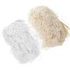 ARTIBETTER Box Filler Paper Shreds 2pcs White and Cream Shredded Paper Basket Filler for Boxes and Party Decorations DIY Wrapping Supplies view 1