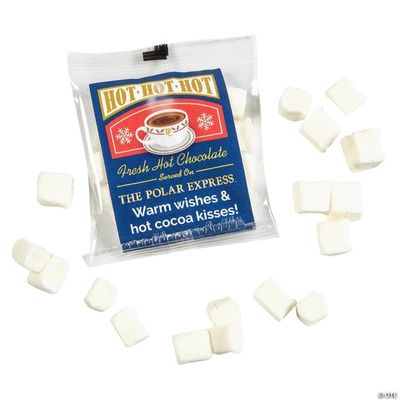 Personalized The Polar Express Mini Marshmallow Fun Packs - 57 Pc.